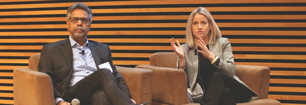 Executive panel discussion at the Leadership Series